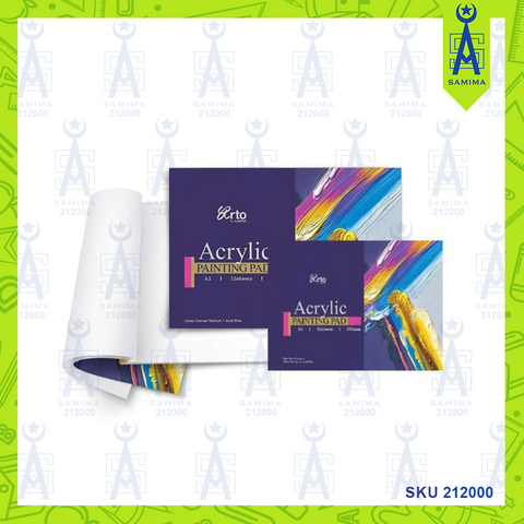 ARTO ACRYLIC PAINTING PAD A3 360GSM 12'S CR36264