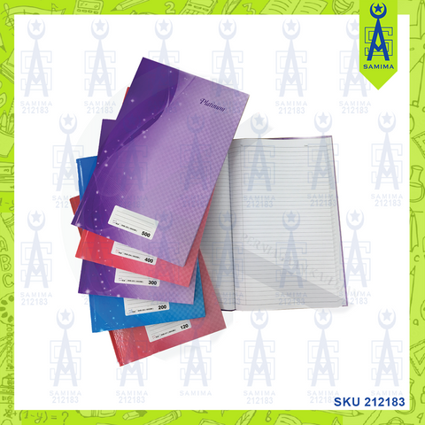 UNI FOOLSCAP HARD COVER NOTE BOOK F4 60GSM 400PG