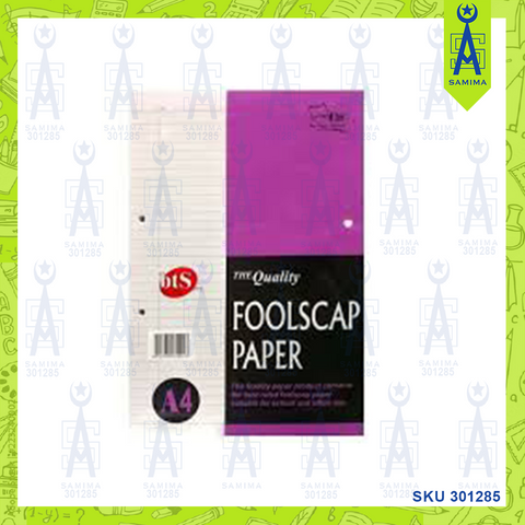 UNI FOOLSCAP PAPER A4  70GSM 200 SHEETS S-37