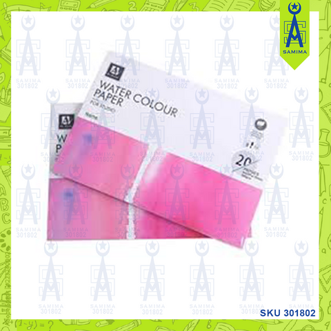 ART NATION WATER COLOUR PAPER A3 300GSM 20'S