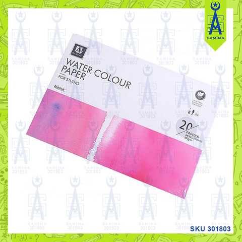 ART NATION WATER COLOUR PAPER A4 300GSM 20'S