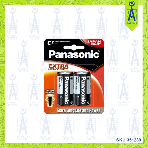PANASONIC BATTERY EXTRA HEAVY DUTY C2'S