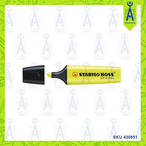 STABILO BOSS HIGH LIGHTER YELLOW