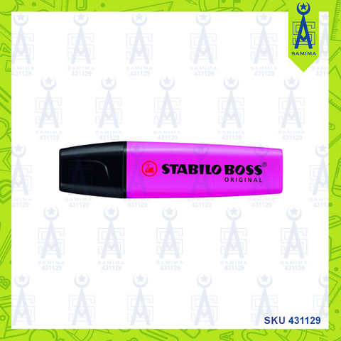 STABILO BOSS HIGHLITER PINK ( LILAC )