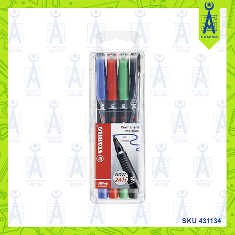 STABILO OHP UNIVERSAL MARKER PEN SET 4'S