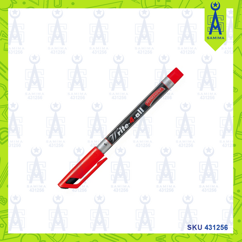 STABILO PERMANENT MARKER RED