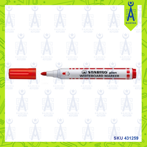 STABILO PERMANENT MARKER  RED