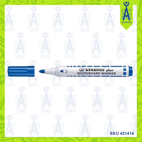 STABILO WHITE BOAD MARKER BLUE