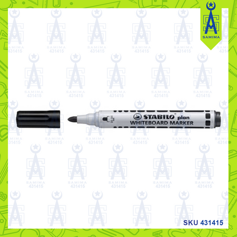 STABILO WHITE BOAD MARKER BLACK