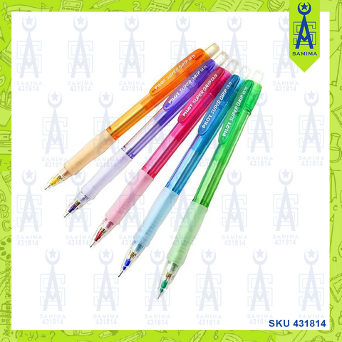 SUPER GRIP NEON COLOUR MECHANICAL PENCIL 0.5