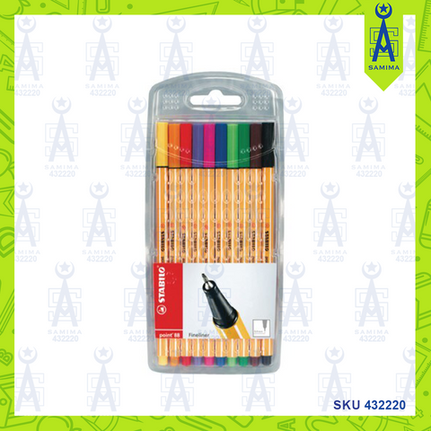 STABILO POINT 88 SET 10'S