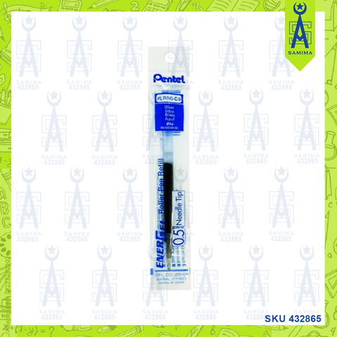 PENTEL ENERGEL REFILL 0.5 MM BLUE NEEDLETIP LRN5-C