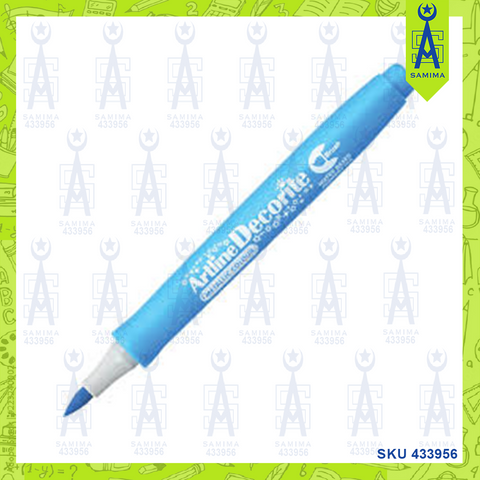 ARTLINE DECORITE BRUSH MARKER METALIC BLUE