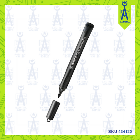 STABILO CAPPI PERMANENT MARKER PEN BLACK 169/46