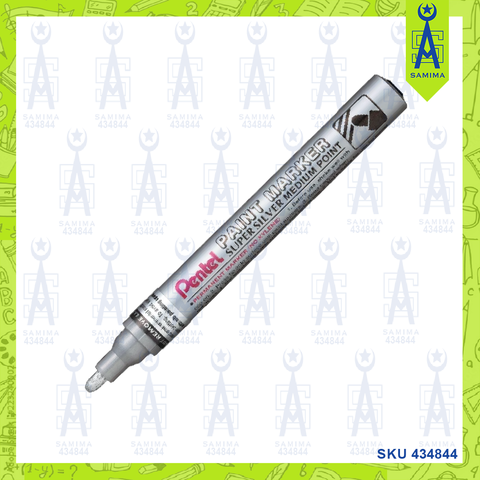 PENTEL PAINT MARKER MEDIUM POINT MMP10-Z SILVER