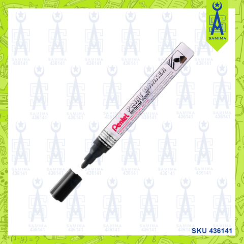PENTEL PAINT MARKER MEDIUM POINT MMP10-B BLACK