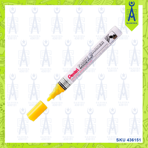 PENTEL PAINT MARKER MEDIUM POINT MMP10-G YELLOW
