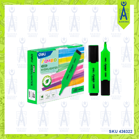 DELI U366 UMBO HIGHLIGHTER GREEN