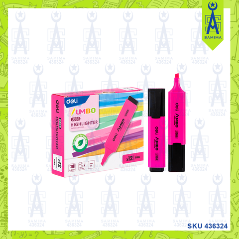 DELI U366 UMBO HIGHLIGHTER PINK