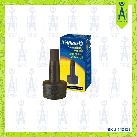 PELIKAN STAMP PAD INK BLACK 28 ML