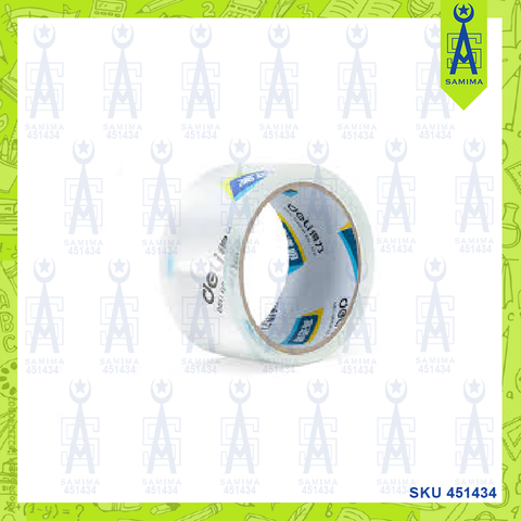 DELI 30173 OPP PACKING TAPE 45MM X 60Y CLEAR 6'S