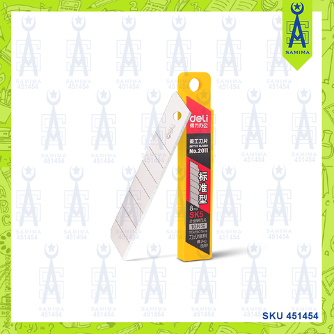 DELI 2011 CUTTER BLADE 18MM 10'S