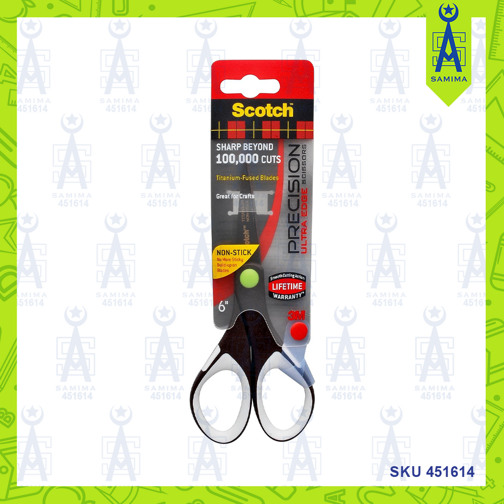3M SCOTCH TITANIUM SCISSORS 6" SIZE 1446 Samima