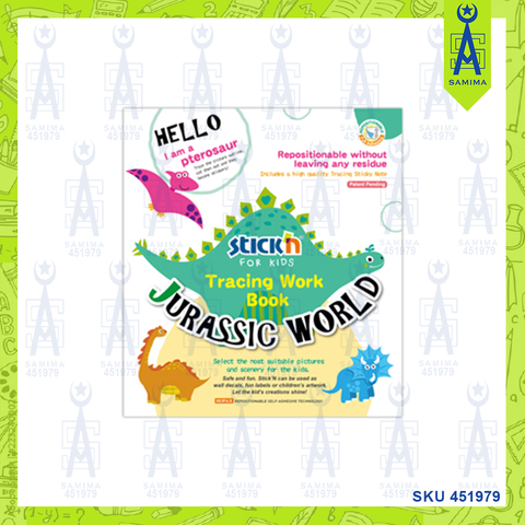 HOPAX 29023 STICK'N CREATIVE WORKBOOK FOR KIDS
