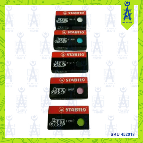 STABILO EXAM GRADE ERASER 1191P COLOUR SMALL