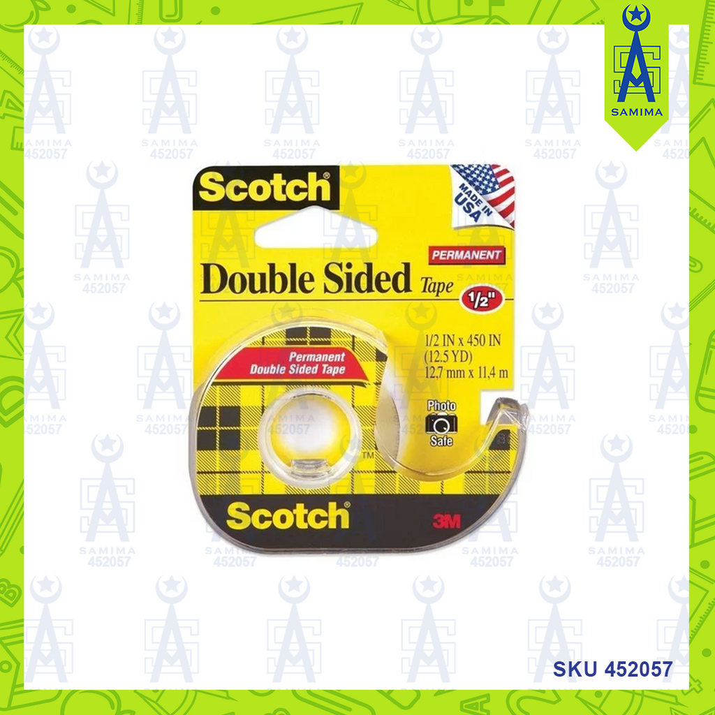 3M SCOTCH DOUBLE SIDED TAPE W DIS 1 2 X 450 Samima 3m-scotch-double-sided-tape-w-dis-1-2-x-450-samima