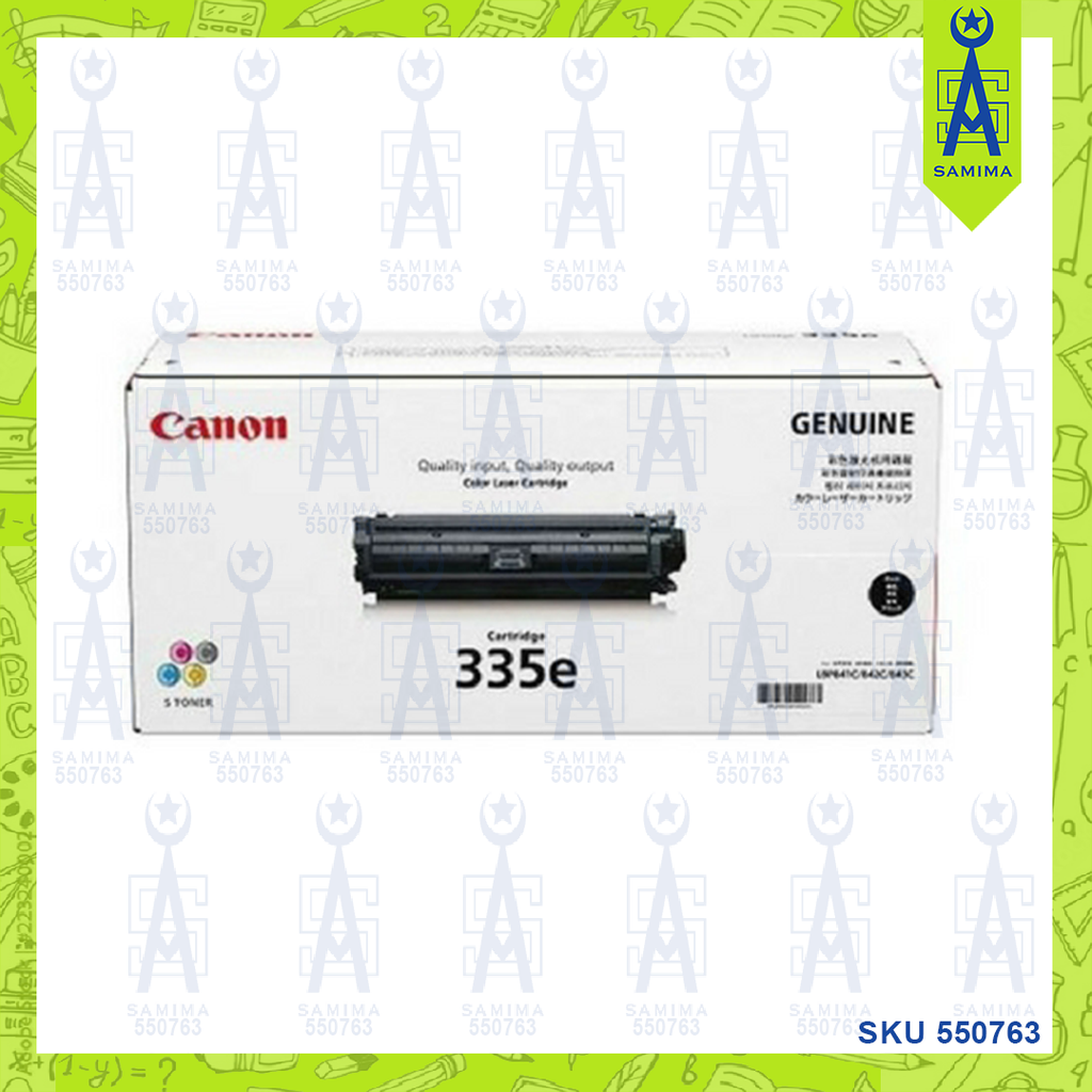 新品未開封　Canon cartridge 335e BLACK Canon Cartridge 335E Black Toner (0465C001AA)