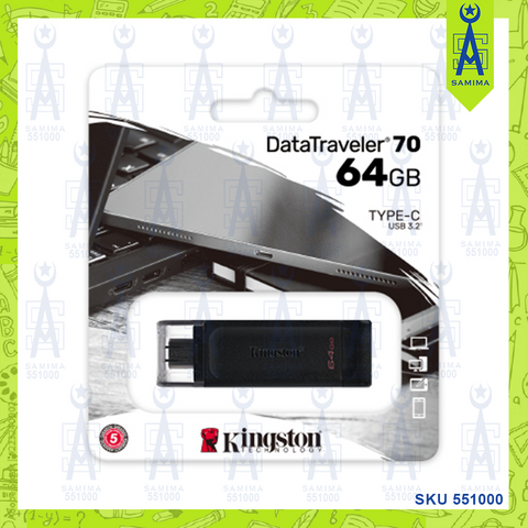 KINGSTON DATA TRAVELER 70 TYPE-C DT70/64GB
