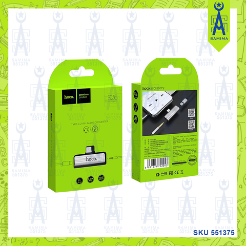 HOCO LS26 TYPE-C 2-IN-1 AUDIO CONVERTER