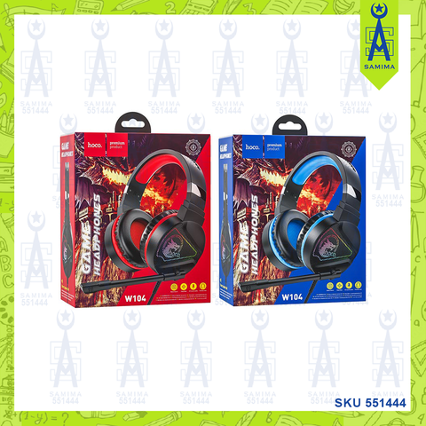 HOCO W104 DRIFT GAMING HEADPHONES ASST. COLOURS