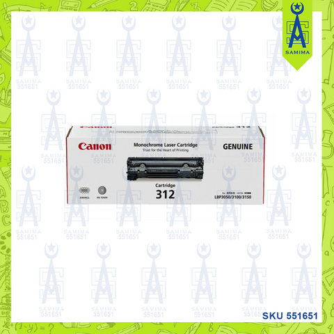 CANON 312 BLACK CARTRIDGE TONER