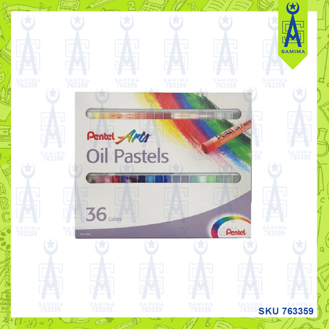 PENTEL ARTS OIL PASTELS 36 COLOURS PHN-36