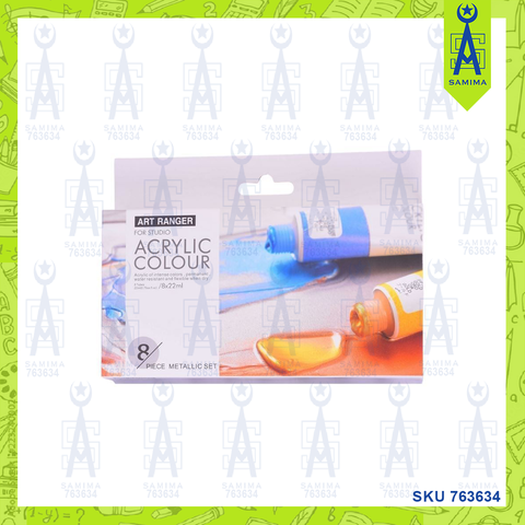 ART RANGERS FEA0822T-M ACRYLIC COLOUR 8 X 22ML
