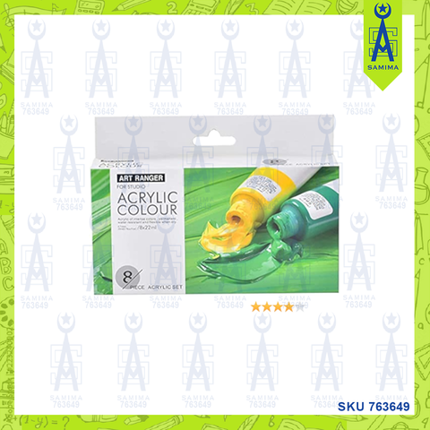 ART RANGERS FEA0822T-G ACRYLIC COLOUR 8 X 22ML