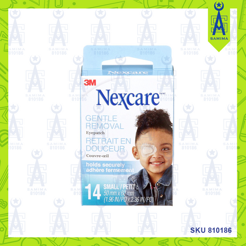 3M NEXCARE GENTLE REMOVAL SMALL EYEPATCHES 14'S