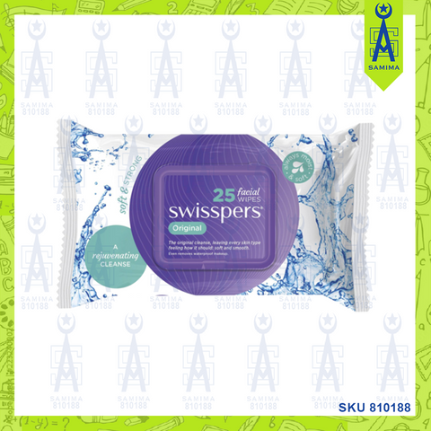 SWISSPERS ORIGINAL FACIAL WIPES 25'S / PACK