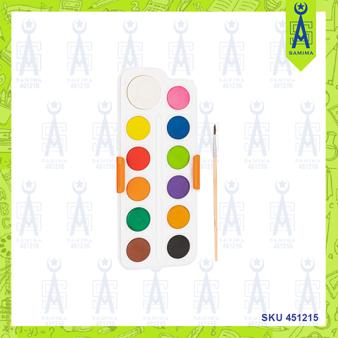 DELI C10-12 COLOR EMOTION WATER COLOUR PAINT CAKE
