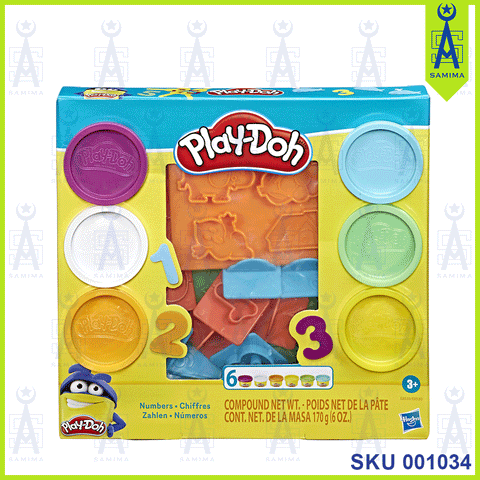 HB PLAY-DOH FUNDAMENTAL SET NUMBERS CHIFFRES
