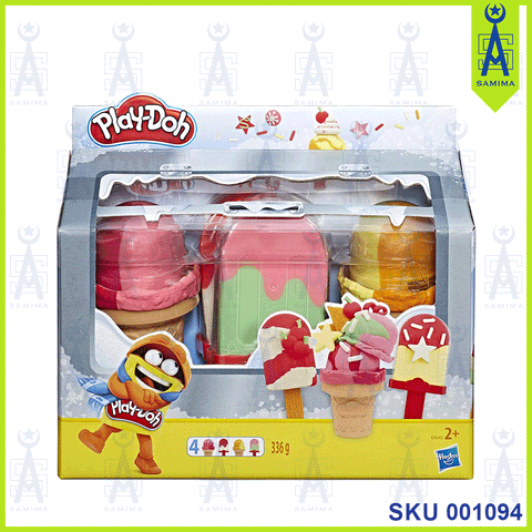 HB PLAY-DOH ICE POP N CONES E5348/E5332