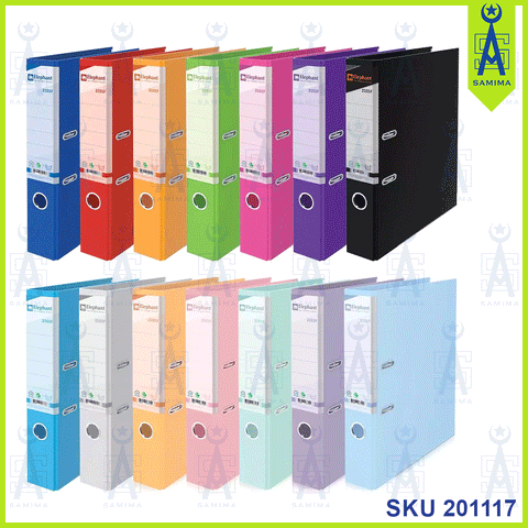 ELEPHANT LEVER ARCH FILE 2'' F4 ASST COLOUR 1 'S