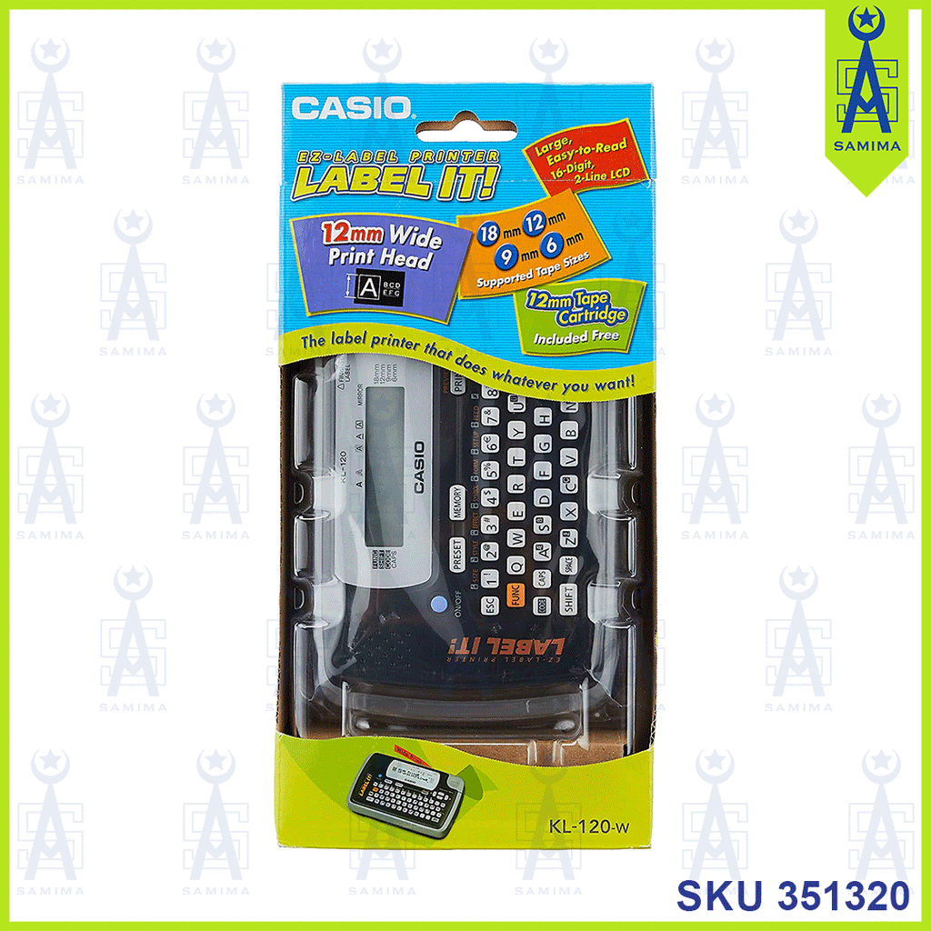 CASIO EZ LABEL PRINTER KL 120 W Samima