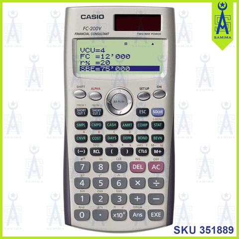 CASIO FC-100V FINANCIAL CONSULTANT CALCULATOR