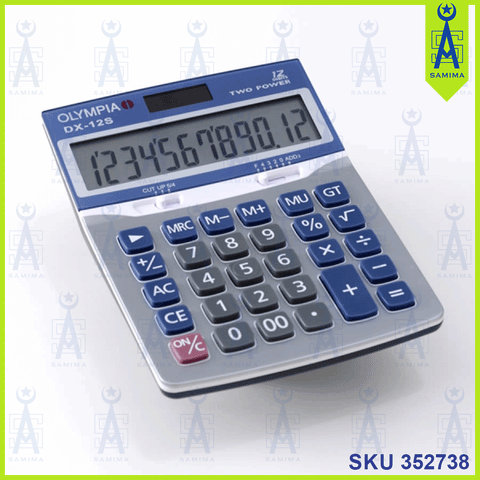 OLYMPIA DESKTOP CALCULATOR 12 DIGIT DX-12S