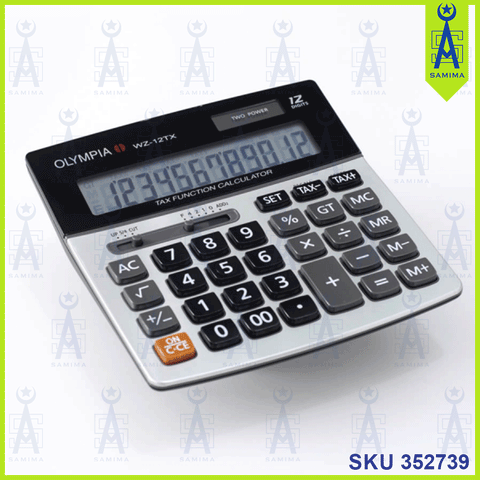 OLYMPIA DESKTOP CALCULATOR 12 DIGIT WZ-12TX