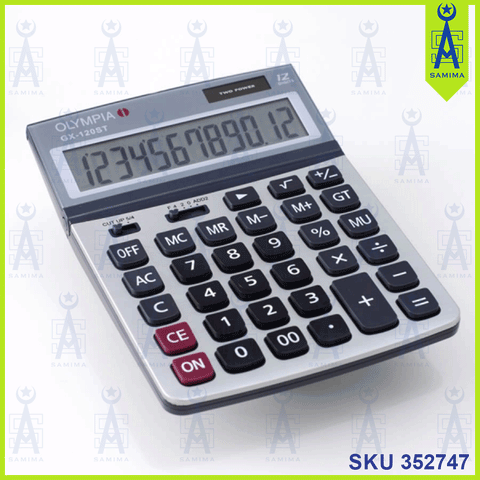 OLYMPIA DESKTOP CALCULATOR  12 DIGIT GX-120ST