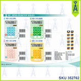 OLYMPIA CALCULATOR SD-1012 ASST COLOURS